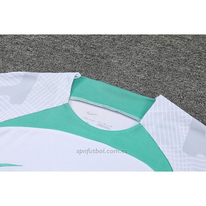 Chandal del Inter Milan Manga Corta 2022-2023 Blanco - Pantalon Corto